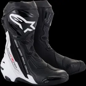 2220121-12-46 Alpinestars Supertech R Vented Boots Us 11.5 / Eu 46 Black/white