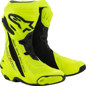 2220121-551-40 Alpinestars Supertech R Vented Boots - Fluorescent Yellow/black Us 6.5/eu 40