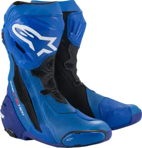 2220121-713-39 Alpinestars Supertech R Vented Boots - Blue/black Us 6 / Eu 39