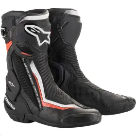 2221119-1231-38 Alpinestars Smx Plus Vented Boots 5 Black/white/red Fluo