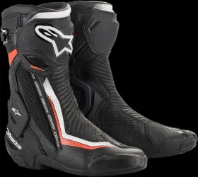 2221119-1231-46 Alpinestars Smx Vented Boots - Black/white/red Us 11.5 / Eu 46