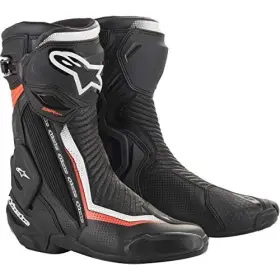 2221119-1231-48 Alpinestars Smx Plus Vented Boots Black/white/red Size Us 12.5/eu 48