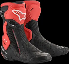 2221119-13-45 Alpinestars Smx Vented Boots - Black/red Us 10.5 / Eu 45