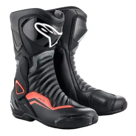 2223017-1130-46 Alpinestars Smx-6 V2 Boots 11.5 Black/gray/red Fluo
