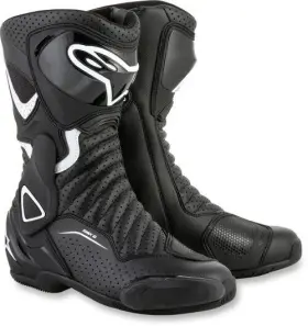 2223117-122-40 Alpinestars Womens Boots Black/white Size 40 Black White Vented 8.5