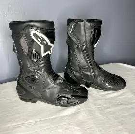 222319 Alpinestars Stella S-mx 5 Motorcycle Racing Boots Womens Us 6 Eu 37 Black Ce