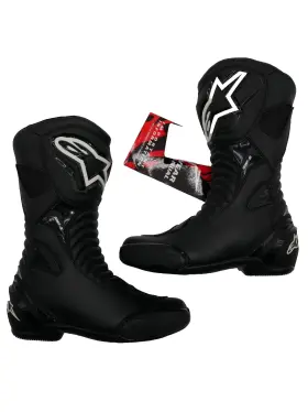 2223517-1100-37 Alpinestars Smx-s Boots Black Size Us 4 / Eu 37 -
