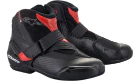 2224021-13-45 Alpinestars Smx1-r V2 Vented Boots 10.5 Black Red