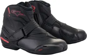2224621-1839-41 Alpinestars Stella Smx-1r V2 Womens Motorcycle Boots Black/pink Us 9 / Eu 41