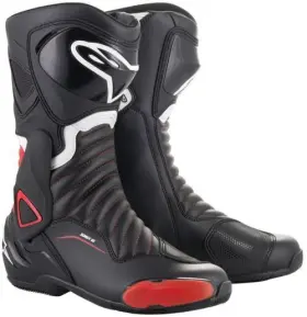 2243017-1030-49 Alpinestars Smx-6 V2 Drystar Boots - Black/red Us 13.5 / Eu