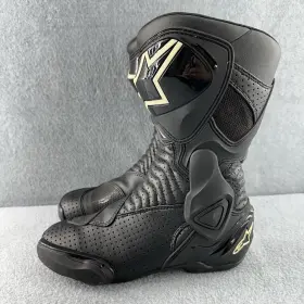 22431251193 Alpinestars Stella Smx S-mx 6 V3 Drystar Black Motorcycle Boots Women S Size 8