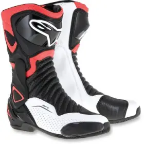Smx-6 Alpinestars 230041488584 V2 Vented Boots - Black/white/red Fluorescent Us 3.5 / Eu 36 Smx-6 Alpinestars 230041488584 V2 Vented Boots - Black/white/red Fluorescent Us 3.5 / Eu 36