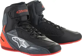 2510219-1130-8 Alpinestars Faster-3 Shoes - Black/gray/red Us 8