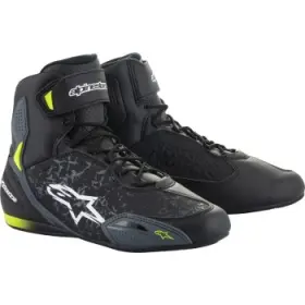 2510219-155-11 Alpinestars Faster-3 Riding Shoes 11 Black/yellow