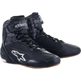 Alpinestars 2510219118213 Faster-3 Riding Shoes 13 Black/gunmetal/gray