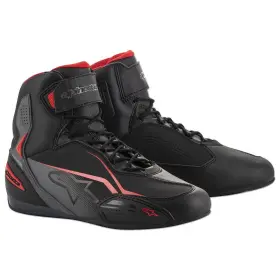 2510219131-12.5 Alpinestars Black/gray/red Faster-3 Riding Shoe Mens Size 12 1/2