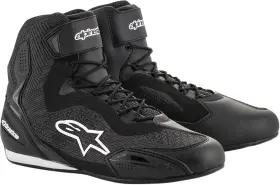 2510319-10-6 Alpinestars Faster 3 Rideknit Riding Shoes - 6 Black