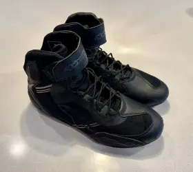 2510319-10-8.5 Alpinestars Faster 3 Rideknit Riding Shoes 8.5 Black/black