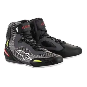 2510319-1315-38 Alpinestars Faster-3 Rideknit Shoes Black/red/yellow Fluo Size Us 6/eu 38