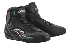 2510520-1170-7.5 Alpinestars Stella Faster-3 Rideknit Shoes Black/teal Size Us 7.5 / Eu 39