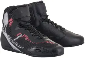 2510520-1939-5.5 Alpinestars Stella Faster-3 Rideknit Riding Shoe Black/silver/diva Pink Size 5.5