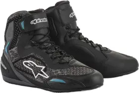 2510520117011.5 Alpinestars Stella Faster-3 Rideknit Black Teal Shoes Size 11.5 2510520117011.5 Alpinestars Stella Faster-3 Rideknit Black Teal Shoes Size 11.5