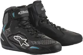 Alpinestars 251052011706 Stella Faster-3 Rideknit Shoes - Black/teal