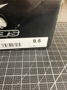 251561810-6 Alpinestars Alpinestar Sektor Vented Black Motorcycle Shoes 8.5