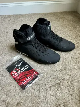 2515618-10-11 Alpinestars 25156181011 Black Sektor Vented Shoes Mens Size 11