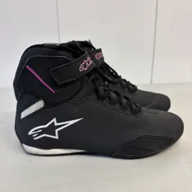 2515719-1039-5 Alpinestars Stella Sektor Ladies Womens Motorcycle Bike Riding Shoes Size 6 Euc