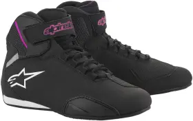 Alpinestars 2515719103911 Womens Sektor Street Riding Shoes Black/pink/white Us 11 Alp