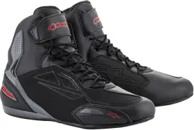 2540719131-7 Alpinestars Faster 3 Drystar Riding Shoes Black Gray Red 7