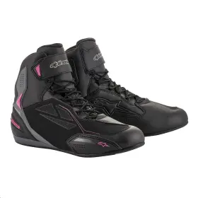 25409191139-6.5 Alpinestars Stella Faster-3 Drystar Womens Riding Shoes 6.5 Black/fuchsia