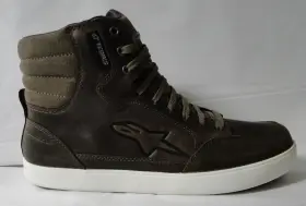 2542015-80 Alpinestars Adults J-6 Waterproof Motorcycle Shoes Brown Mens Size 9 Nwt