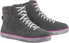 254222090959.00 Alpinestars J-6 Waterproof Womens Shoes Grey/pink 9 254222090959.00 Alpinestars J-6 Waterproof Womens Shoes Grey/pink 9