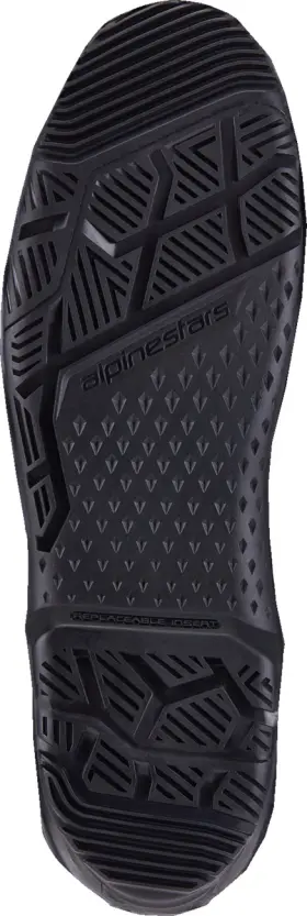 25sut125-10-7.8 Alpinestars Fits Replacement Sole - Tech 10 Enduro Black Us 7/8