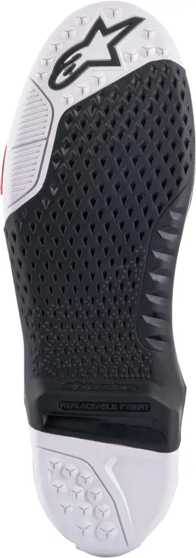 25sut21-12-78 Alpinestars Sole New Gen For Tech 10 Boots - 7/8 Black/white