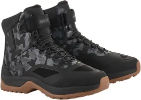 Shoes-2611020908414 Alpinestars 2611020908414 Cr-6 Drystar Riding Black/gray/gunmetal Size 14