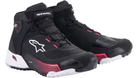 Alpinestars 261152318328 Cr-x Drystasr Riding Womens Shoes 8 Black/white/diva Pink
