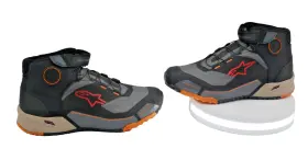 2611820-1284-12 Alpinestars Cr-x Drystar Shoes Black/brown/orange Size Us 12.5 - 2611820-1284-12 Alpinestars Cr-x Drystar Shoes Black/brown/orange Size Us 12.5 -