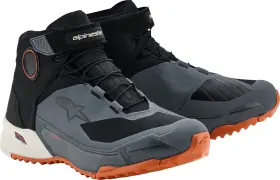 2611820-1547-9 Alpinestars Fits Cr-x Drystar Shoes - Black/dark Gray/rust Us 9 / Eu 42