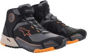 26118201284-13 Alpinestars Cr-x Drystar Riding Shoe Black Brown Orange 13