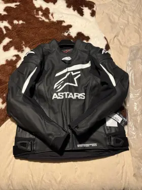 310062 Alpinestars Gp Pro Air Jacket Black And White Tags Still On Brand New Size 46