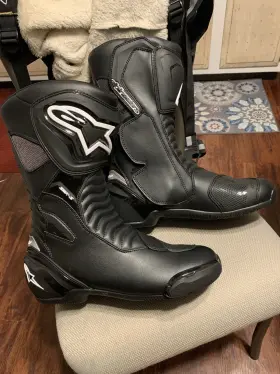 3404-1324 Alpinestars Brand New Smx-s Motorcycle Boot - Men S Size 12 Us / 47 Eu