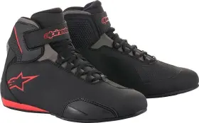 3405-1775 Alpinestars Mens Sektor Riding Boots Black/gray/red Size Us 9 -