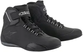 3405-1949 Alpinestars Mens Sektor Waterproof Motorcycle Shoe Black Size 12