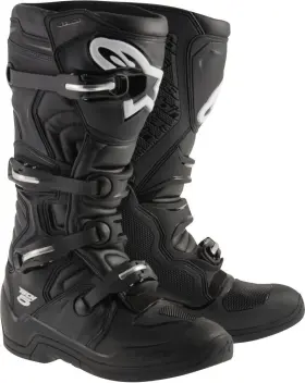 3410-1297 Alpinestars Tech-5 Motocross Mx Boots Black Us 12