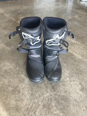 3410-1739 Alpinestars Belize Drystar Motorcycle Boots - Black Size 10us / 44.5eur