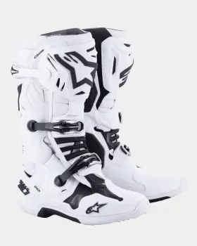 3410-2536 Alpinestars Tech 10 White Off Road Dirt Bike Motocross Boots Size 12 13 3410-2536 Alpinestars Tech 10 White Off Road Dirt Bike Motocross Boots Size 12 13