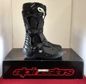 34101888 Alpinestars Tech 3 Men S Size 9 Black Motocross Mx Boots